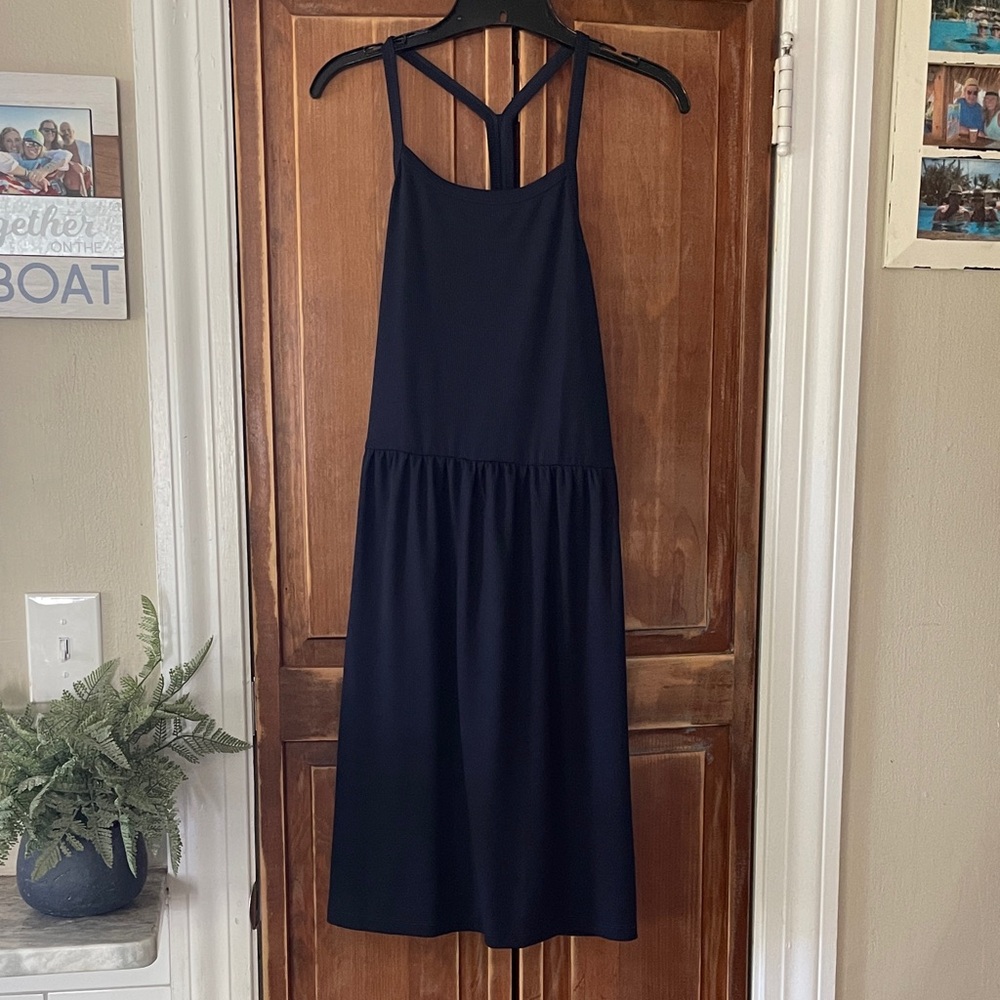 Elegant Navy Blue Women's Dress
